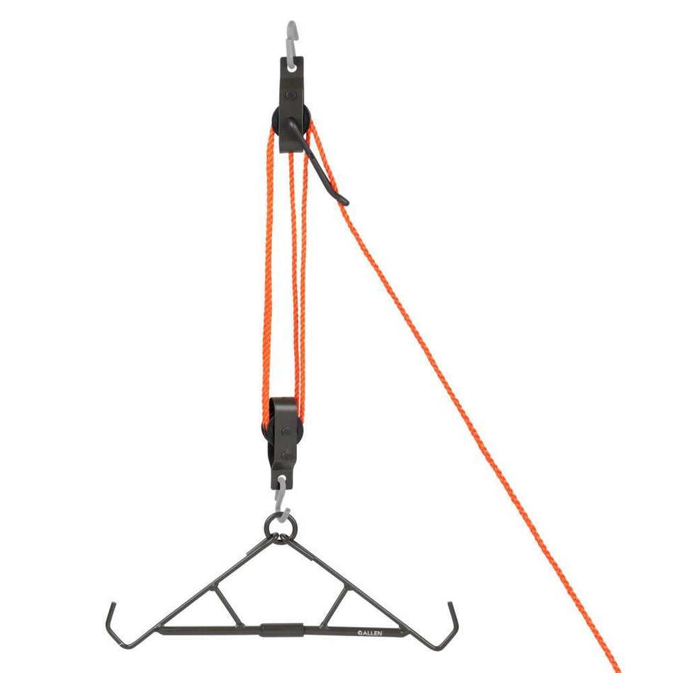 Allen Company Takedown Gambrel Hoist Kit 500 lb Capacity Orange