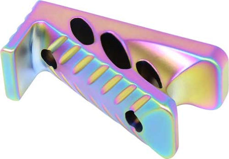 Guntec AR15 Rainbow PVD Micro Angled Grip