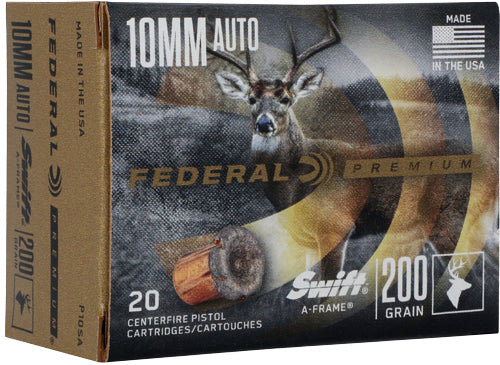 Federal 10mm Auto P10SA Swift Premium Swift A Frame 200 Grain