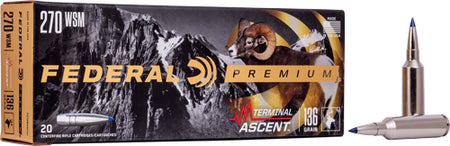 Federal .270 WSM P270WSMTA1 Premium Terminal Ascent 136 Grain
