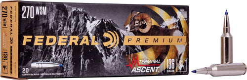 Federal .270 WSM P270WSMTA1 Premium Terminal Ascent 136 Grain