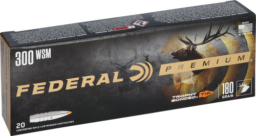 Federal .300 WSM P300WSMTT1 Vital-Shok Trophy Bonded Polymer Tip PT 180 Grain
