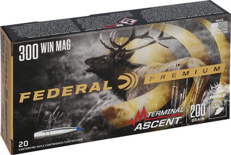 Federal .300 Winchester Mag P300WTA1 Premium Terminal Ascent 200 Grain