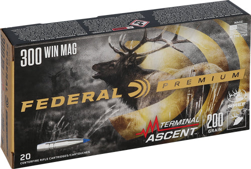 Federal .300 Winchester Mag P300WTA1 Premium Terminal Ascent 200 Grain