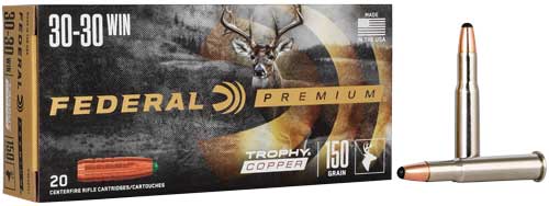 Federal .30-30 Winchester P3030TC1 Vital-Shok Trophy Copper  150 Grain