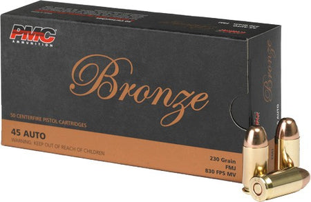 PMC .45 ACP/Auto 45A Bronze Full Metal Jacket FMJ 230 Grain
