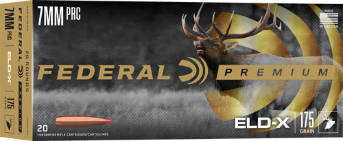 Federal 7mm PRC P7PRCELDX1 Premium Classic ELD-X Extremely Low Drag-eXpanding 175 Grain