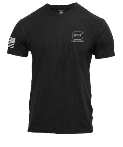 GLOCK PERFECTION FLAG TEE SHORT SLEEVE T SHIRT XL BLACK