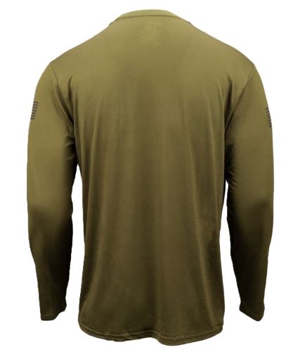 GLOCK PERFORMANCE LONG SLEEVE SHIRT LG MILITARY GREEN