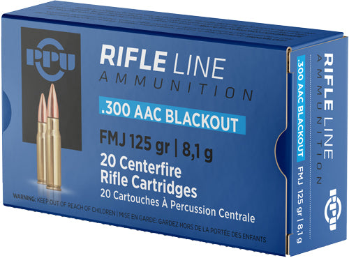 Prvi Partizan (Nemo) .300 AAC Blackout PP300BF Full Metal Jacket FMJ 125 Grain