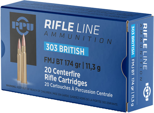 Prvi Partizan .303 British PP303F 8605003812593 Full Metal Jacket Boat Tail FMJBT 174 Grain