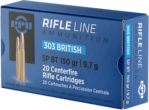 Prvi Partizan .303 British PP303S1 8605003812579 Soft Point Boat Tail 150 Grain