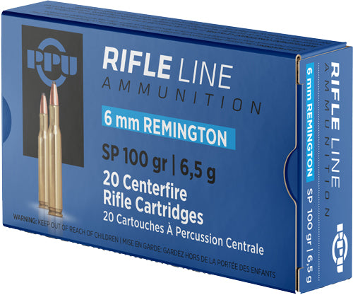 Prvi Partizan 6mm Remington PP6R Jacketed Soft Point JSP 100 Grain