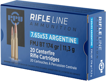 Prvi Partizan 7.65x53mm Argentine PP7AF 8605003812869 Full Metal Jacket Boat Tail FMJBT 174 Grain