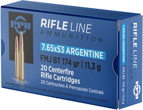 Prvi Partizan 7.65x53mm Argentine PP7AF 8605003812869 Full Metal Jacket Boat Tail FMJBT 174 Grain