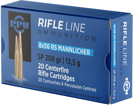 Prvi Partizan 8X56mmR Hungarian PP856S Jacketed Soft Point JSP 208 Grain