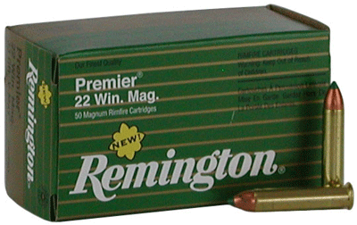 Remington .22 WMR 21184 Premier Magnum Rimfire AccuTip-V 33 Grain