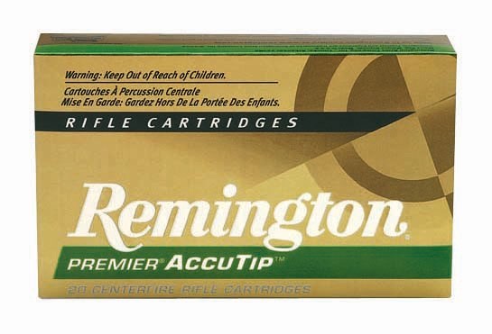 Remington .22-250 Remington 29186 Premier AccuTip-V Boat Tail 50 Grain