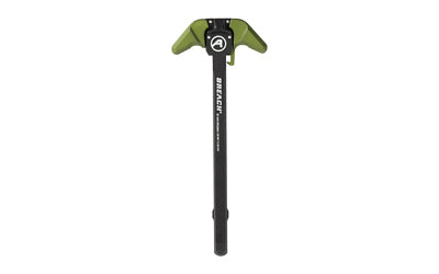 Aero Precision APRA700131C BREACH AR-15 Charging Handle, Ambi Large Lever, Anodized Black/OD Green