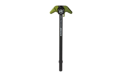 Aero Precision APRA700331C BREACH AR-10 Charging Handle, Ambi Large Lever, Anodized Black/OD Green