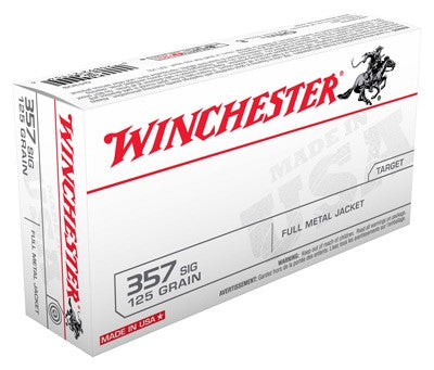 Winchester .357 Sig Q4309 USA Full Metal Jacket FMJ 125 Grain