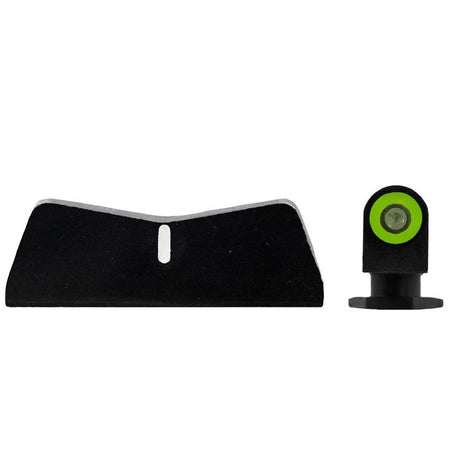XS DXW2 Standard Dot Green Tritium Pistol Sight Set - Glock 17/19/22-24/26/27/31-36/38