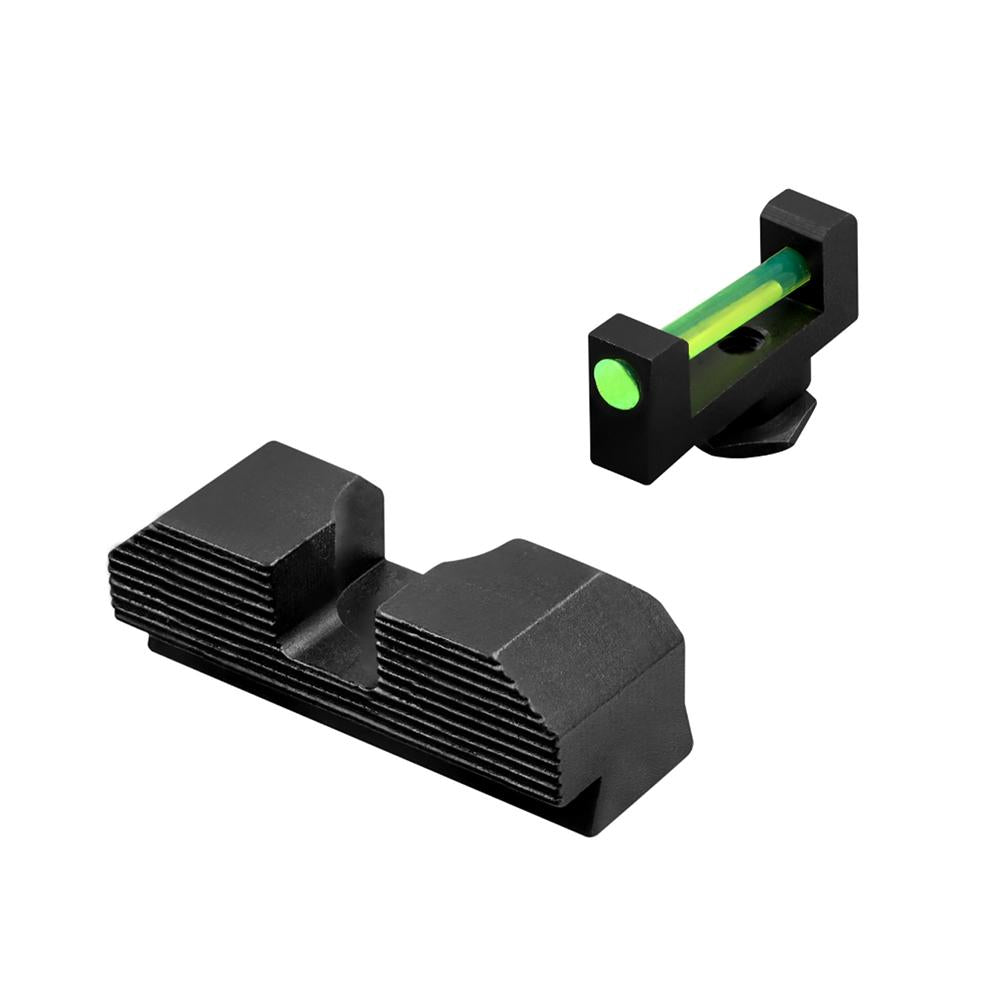 XS Sight Fiber Optic Sight Set for Glock 42 43 43X and 48 - Green Front