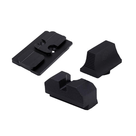 XS Sights Glock MOS Optic Plate & Sight Bundle for ACRO Footprint - Black