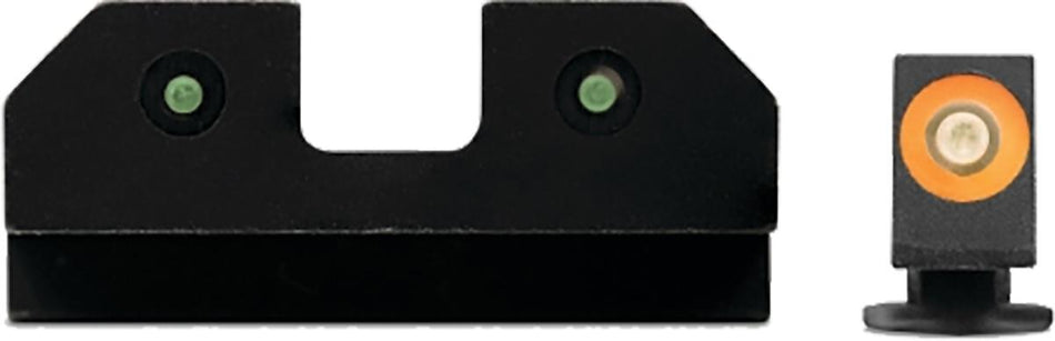 XS R3D Tritium Night Sights Orange Front - Glock 42/43/43X/48