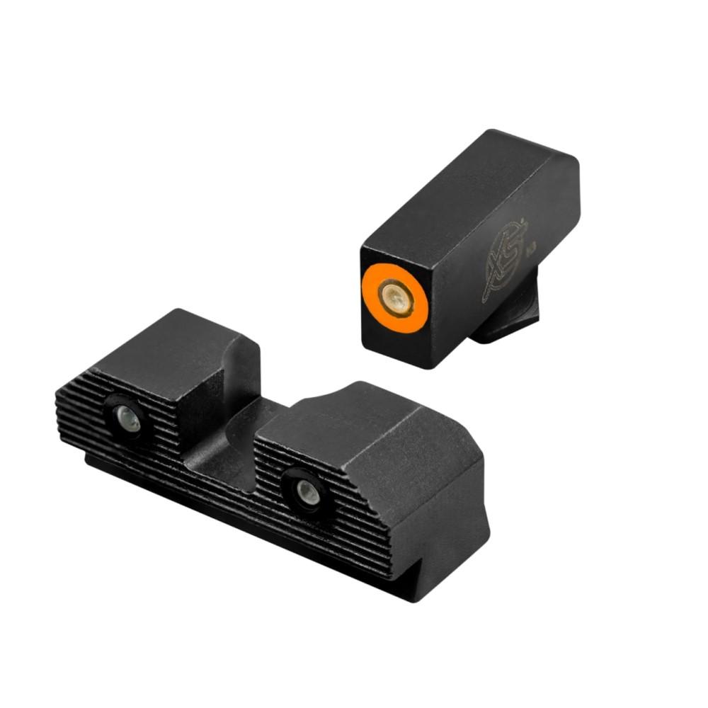 XS Sight Systems R3D 2.0 Orange Front with Black Rear Night Sights for Glock 20 21 29 30 37 40 41