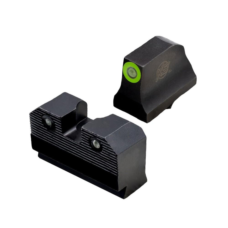 XS Sight Systems R3D 2.0 Green Front Night Sight Set - Glock 42/43/43X/48 Suppressor Height