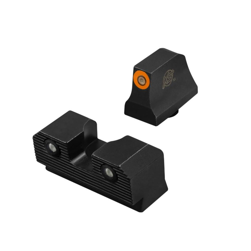 XS R3D 2.0 Orange Suppressor Height Night Sights Glock 20/21/29/30/30S/37/41