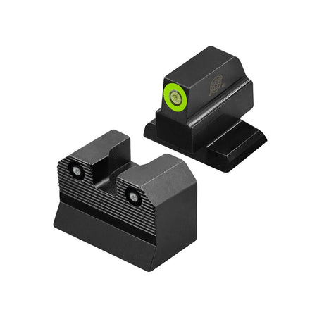 XS Sights R3D 2.0 Suppressor Height Night Sight Set for HK VP9 Optics Ready Green