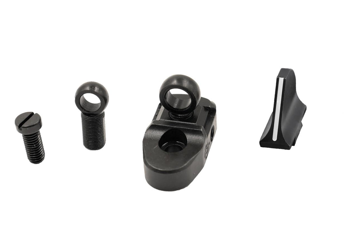 XS Sights Ghost Ring Sight Set for Henry Big Boy .357 Magnum - Black Steel