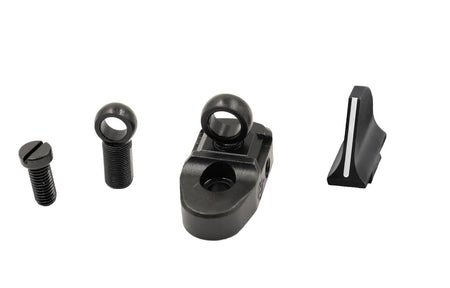XS Sights Ghost Ring Sight Set for Henry Big Boy .357 Magnum - Black Steel