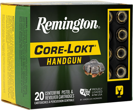 Remington .44 Magnum Handgun Ammo Core-Lokt Jacketed Hollow Point JHP 240 grain 