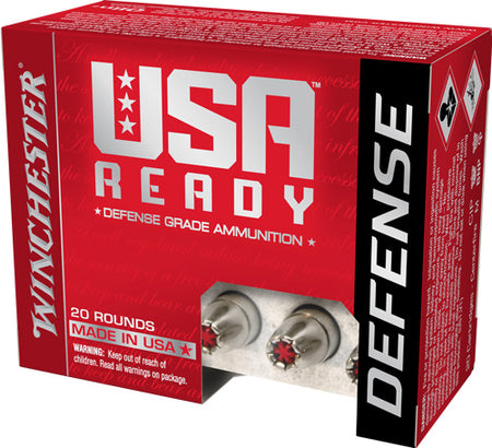 Winchester 10mm Auto RED10HP USA READY DEFENSE Ready Hex Vent Hollow Point 170 Grain