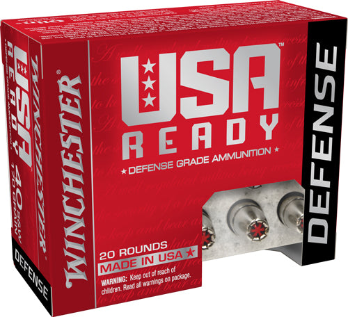 Winchester .40 S&W RED40HP USA Ready Ready Hex Vent Hollow Point 170 Grain