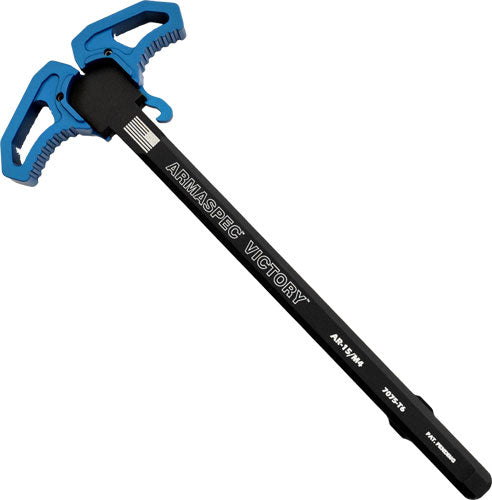 Armaspec AR15 Victory Charging Handle in Blue