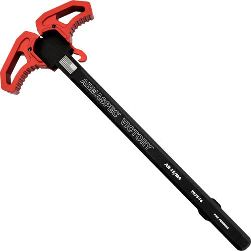 Armaspec Victory AR15 Charging Handle - Red
