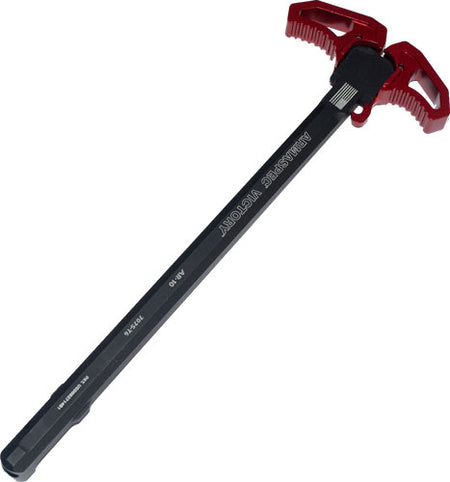 Armaspec Victory AR10 Charging Handle - Red