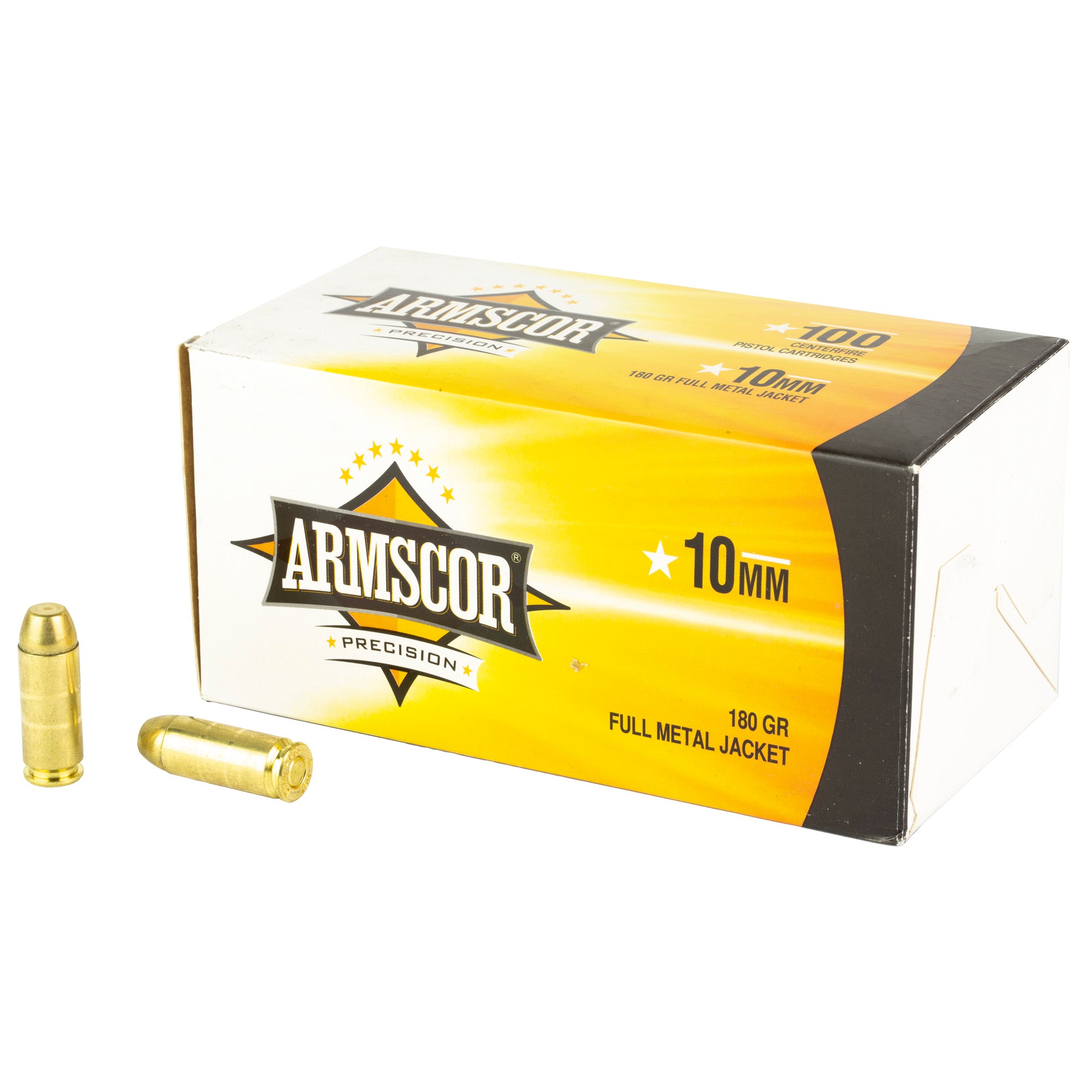 Armscor 10mm Auto 50440 Precision Value Pack Full Metal Jacket FMJ 180 Grain