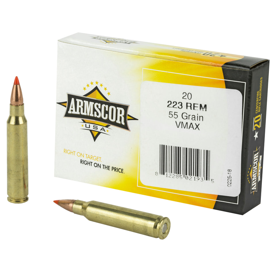 Armscor .223 Remington AC2235N Competition Hornady V-Max 55 Grain