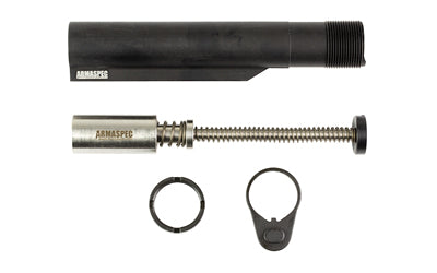 Armaspec Gen 4 SRS Silent Recoil Spring Buffer Kit, Fits AR-10, Black ARM263-AR10