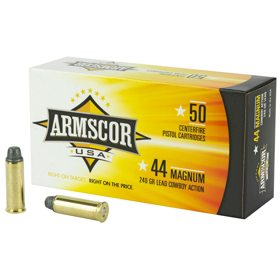 Armscor .44 Magnum FAC44M1N Competition Semi Wadcutter 240 Grain