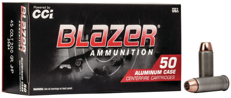 Blazer .45 Long Colt 3584 Aluminum Jacketed Hollow Point JHP 200 Grain