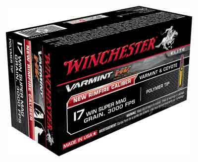 Winchester .17 WSM S17W25 Varmint High Energy Polymer Tip PT 25 Grain