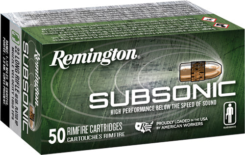 Remington .22 Long Rifle 21135 Subsonic Plated Hollow Point 40 Grain