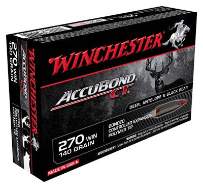 Winchester .270 Winchester S270CT Expedition Big Game AccuBond CT Polymer Tip 140 Grain