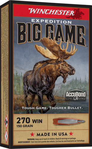 Winchester .270 Winchester S270LR Expedition Big Game Nosler AccuBond Long-Range 150 Grain